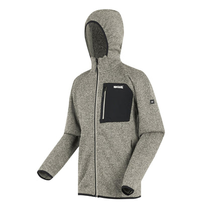 Abbeystone - Side - Regatta Mens Newhill Marl Full Zip Fleece Jacket