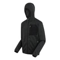 Ash - Side - Regatta Mens Newhill Marl Full Zip Fleece Jacket