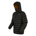 Black - Side - Regatta Mens Asper Padded Jacket