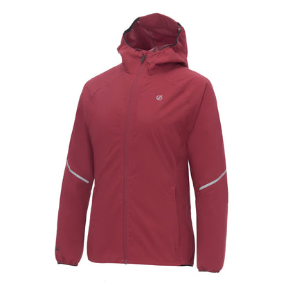 Tibetan Red - Side - Dare 2B Womens-Ladies Ultra Light Jacket
