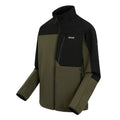 Olive Green - Side - Regatta Mens Mountdale Soft Shell Jacket
