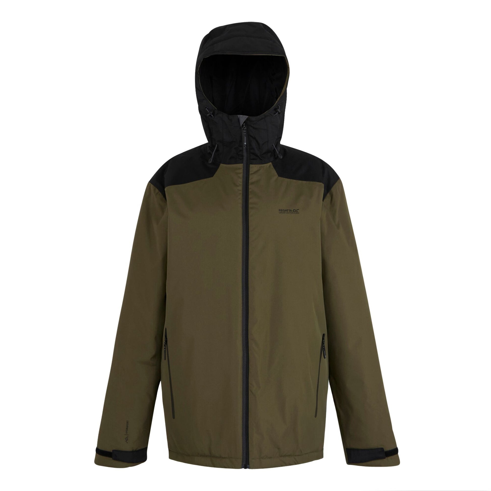 Olive Green - Front - Regatta Mens Thornridge Insulated Waterproof Jacket