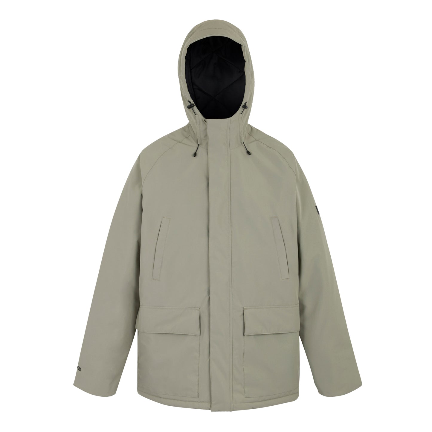 Golden Sand-Black - Front - Regatta Mens Savon Insulated Waterproof Jacket