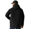 Black-Dark Grey - Pack Shot - Regatta Mens Savon Insulated Waterproof Jacket