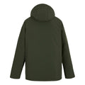 Dark Khaki-Potters Clay - Back - Regatta Mens Savon Insulated Waterproof Jacket