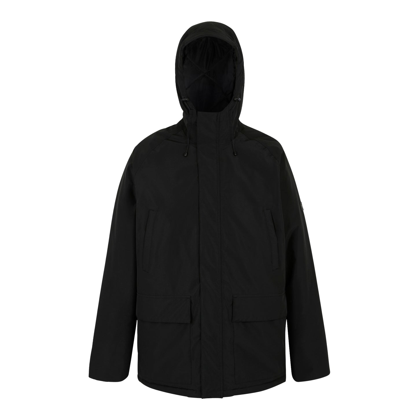 Black-Dark Grey - Front - Regatta Mens Savon Insulated Waterproof Jacket