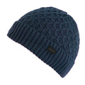 Navy Blue - Front - Regatta Mens Harrell Beanie
