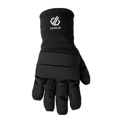 Black - Front - Dare 2B Unisex Adult Freeride Waterproof Gloves