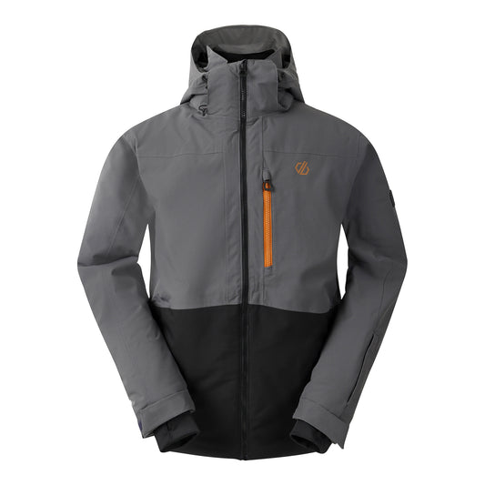 Iron Gate-Black - Front - Dare 2B Mens Edge III Ski Jacket