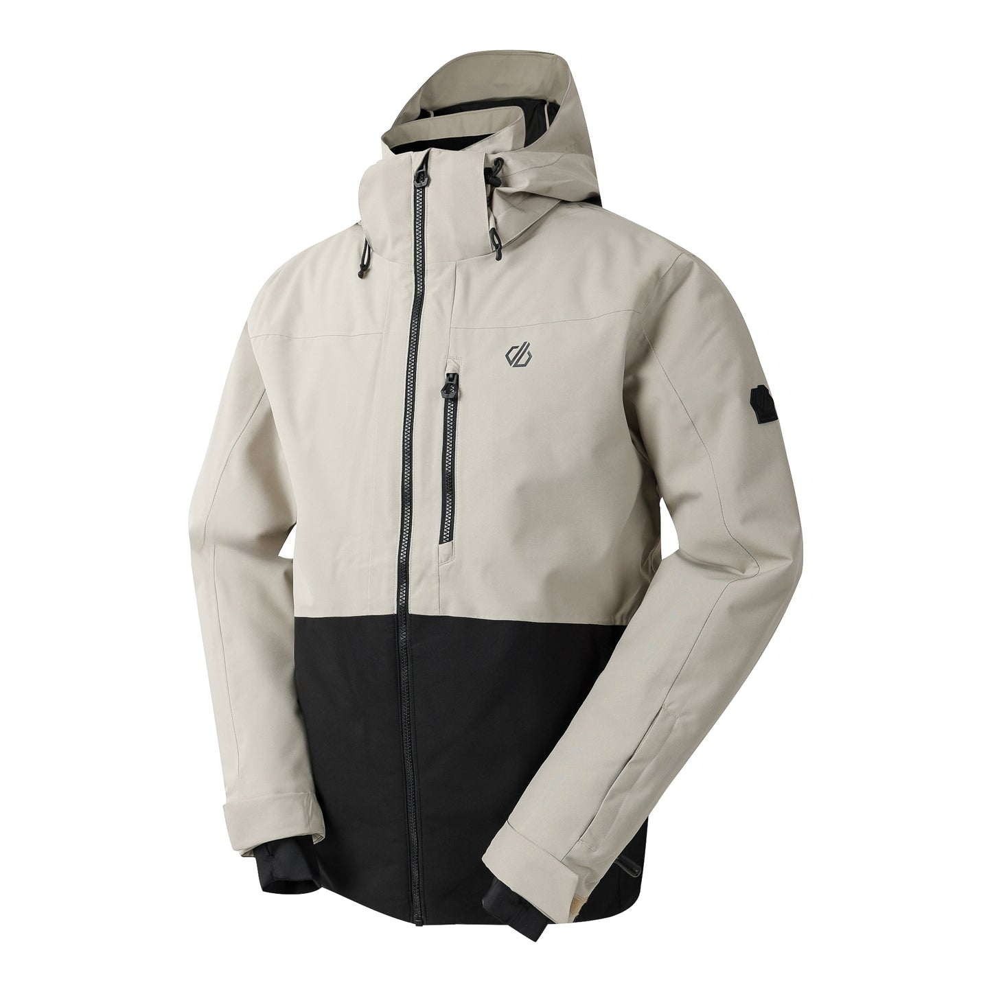 Abbeystone-Black - Side - Dare 2B Mens Edge III Ski Jacket