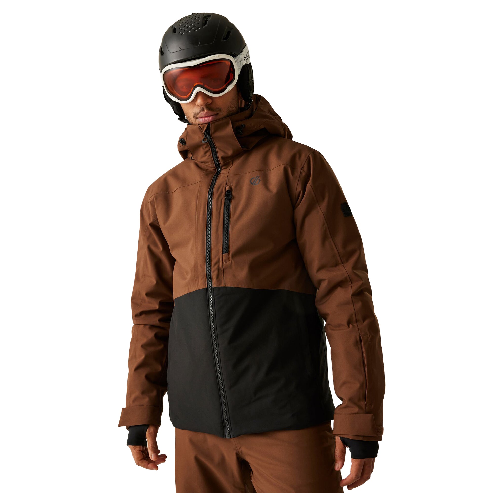 Dark Brown-Black - Lifestyle - Dare 2B Mens Edge III Ski Jacket