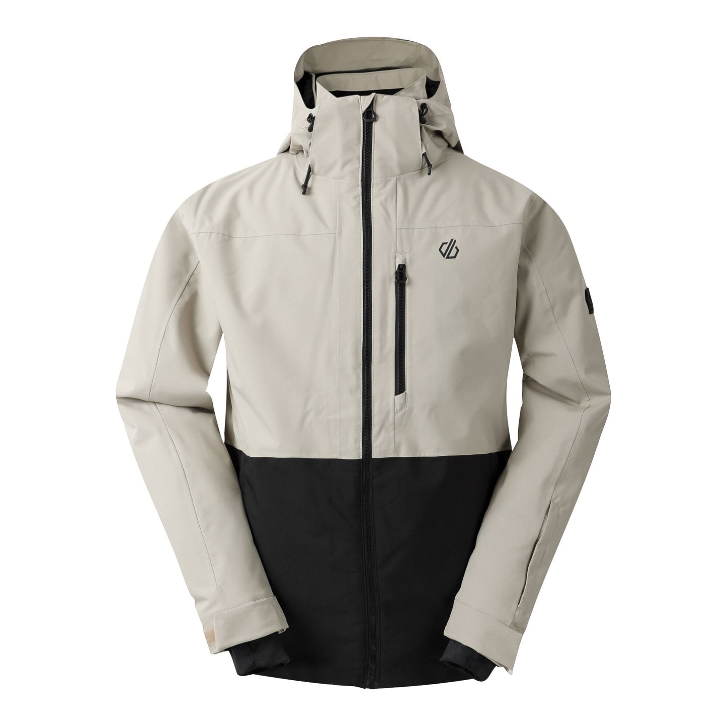 Abbeystone-Black - Front - Dare 2B Mens Edge III Ski Jacket