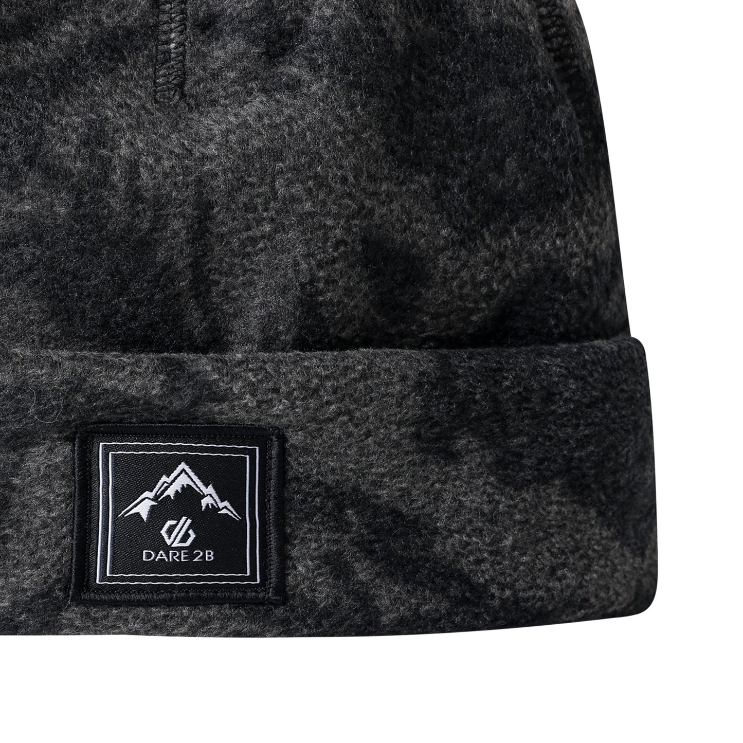 Black - Side - Dare 2B Mens Magic Mountain Fleece Beanie