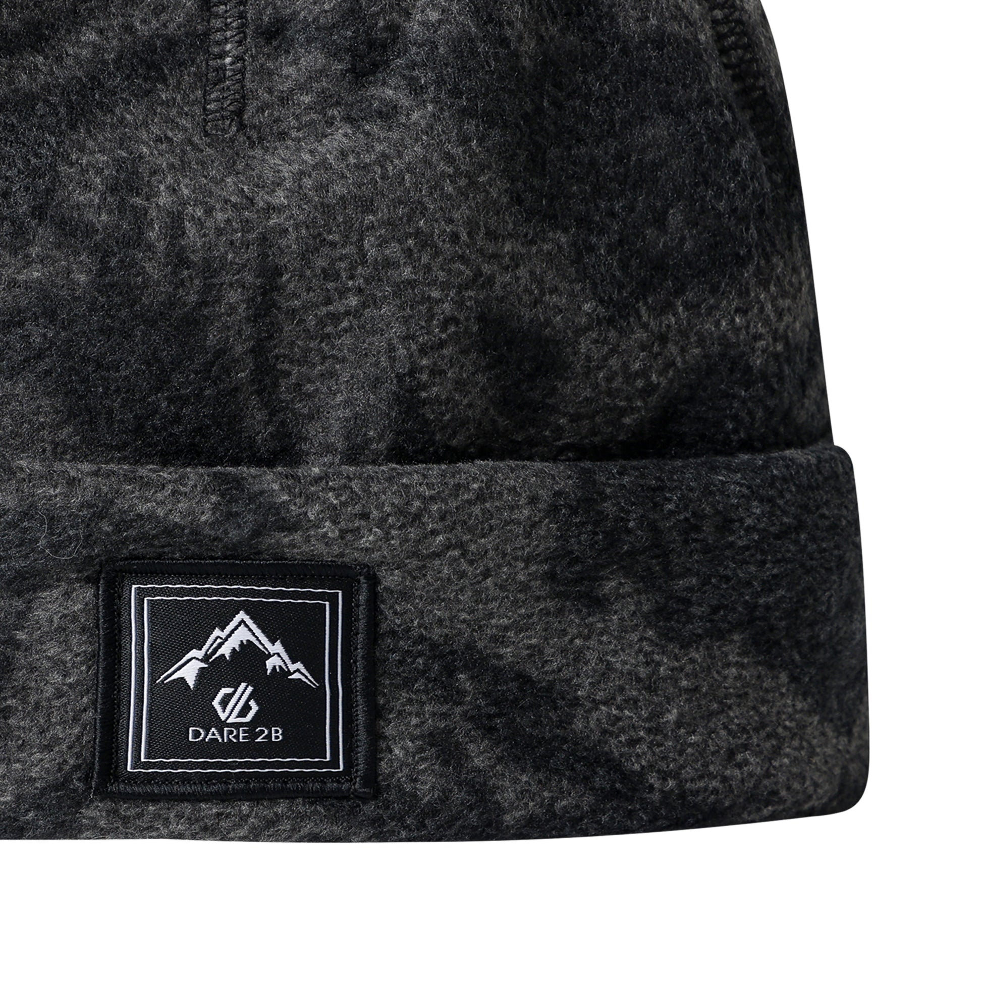 Black - Side - Dare 2B Mens Magic Mountain Fleece Beanie