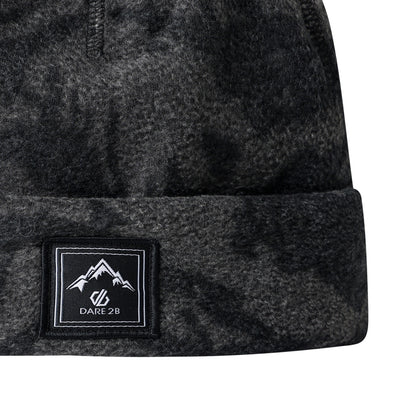 Black - Side - Dare 2B Mens Magic Mountain Fleece Beanie