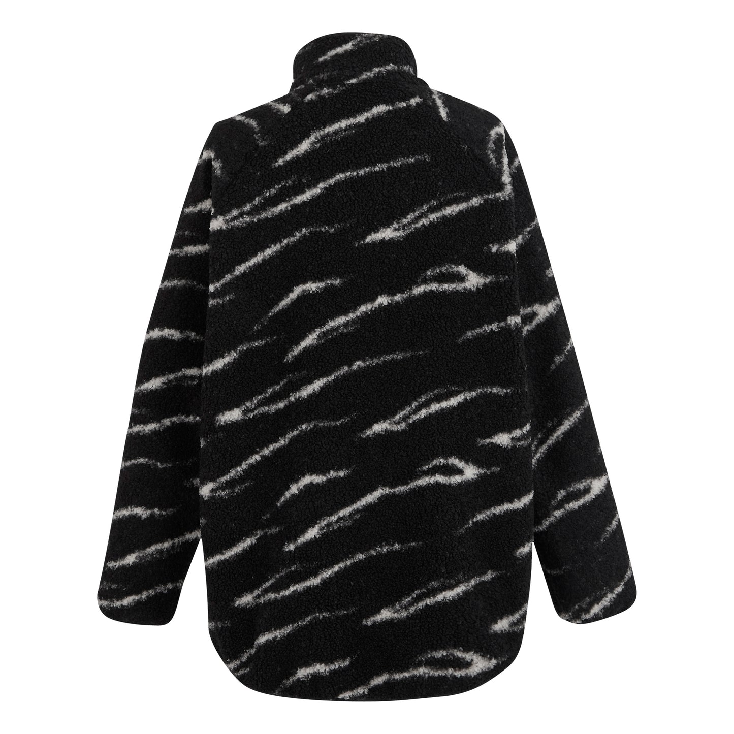 Black-Light Vanilla - Back - Regatta Womens-Ladies Frankie Abstract Borg Full Zip Fleece Jacket