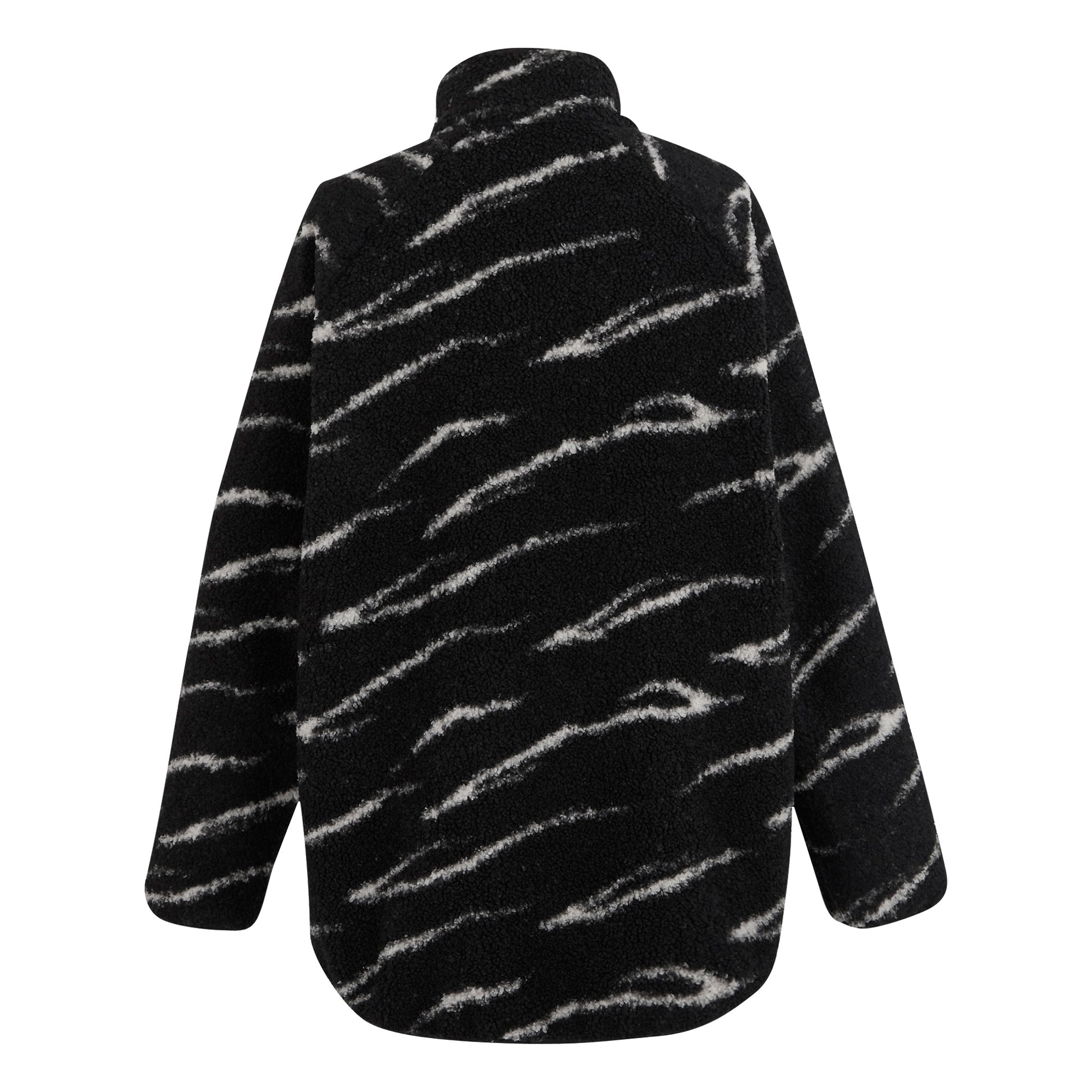 Black-Light Vanilla - Back - Regatta Womens-Ladies Frankie Abstract Borg Full Zip Fleece Jacket