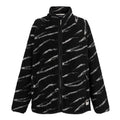 Black-Light Vanilla - Front - Regatta Womens-Ladies Frankie Abstract Borg Full Zip Fleece Jacket