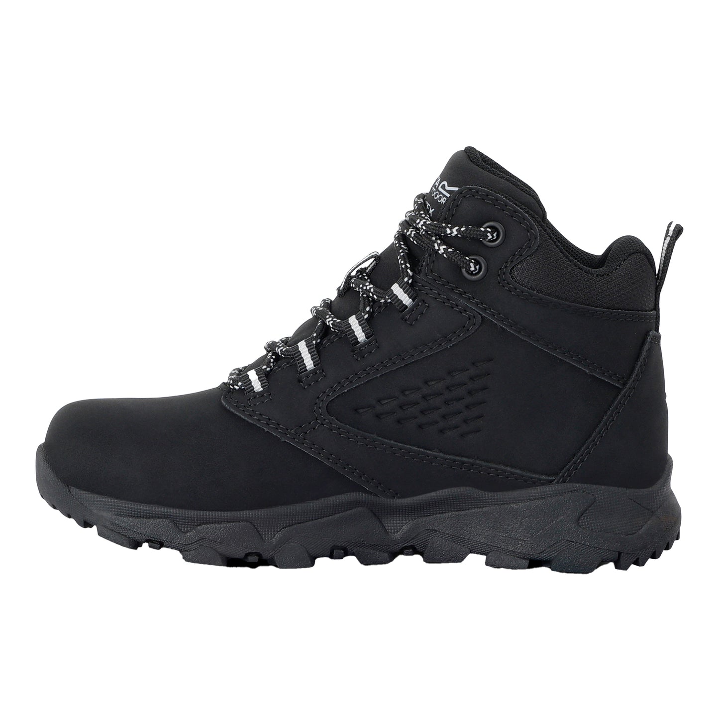 Black - Side - Regatta Childrens-Kids Amble Walking Boots