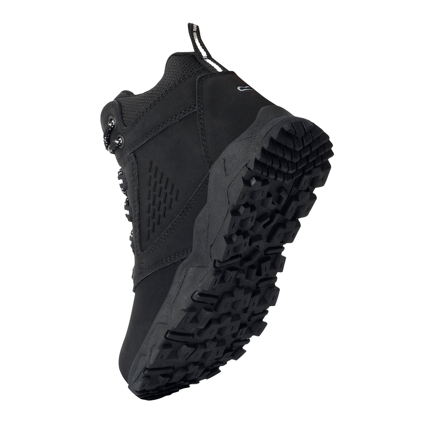 Black - Pack Shot - Regatta Childrens-Kids Amble Walking Boots