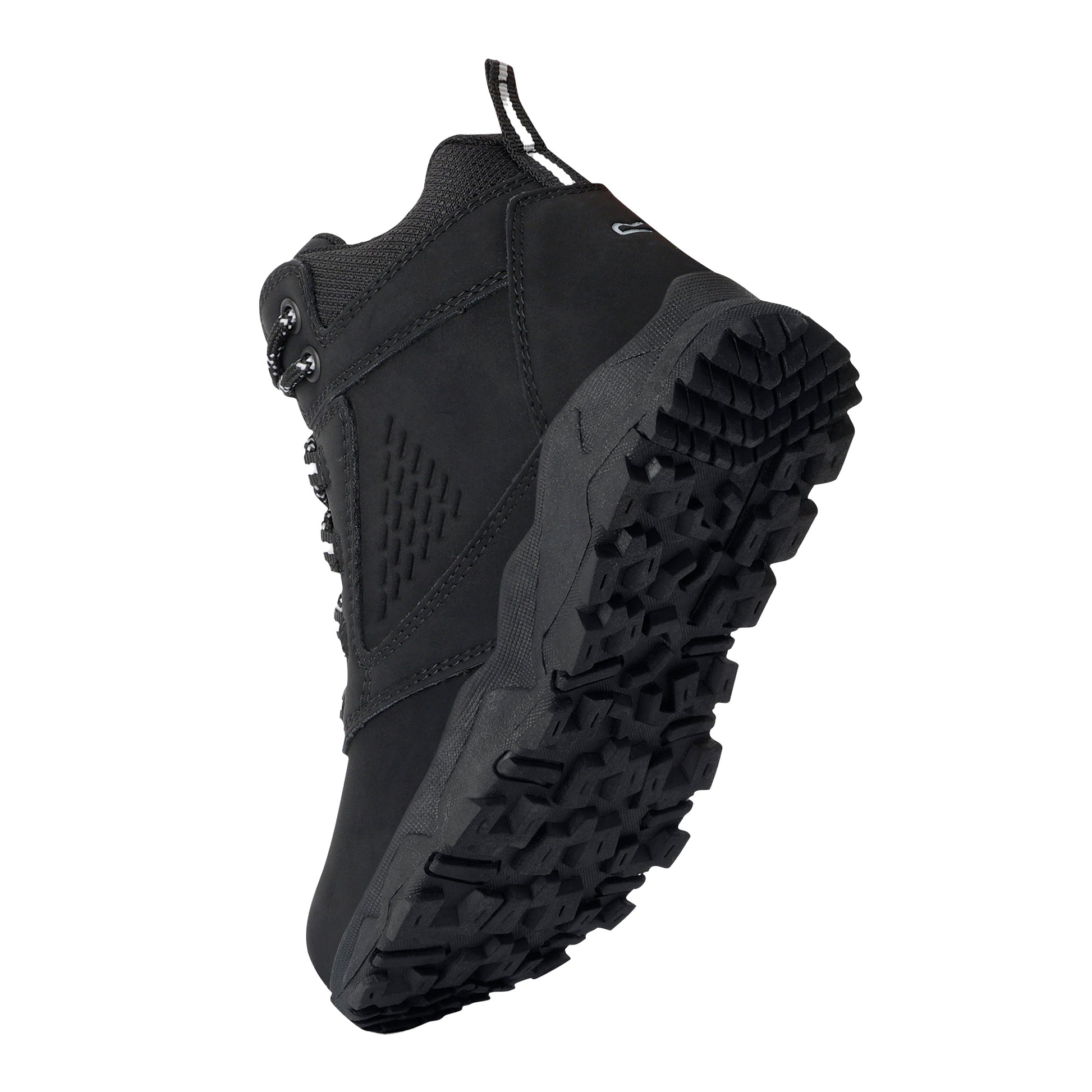 Black - Pack Shot - Regatta Childrens-Kids Amble Walking Boots