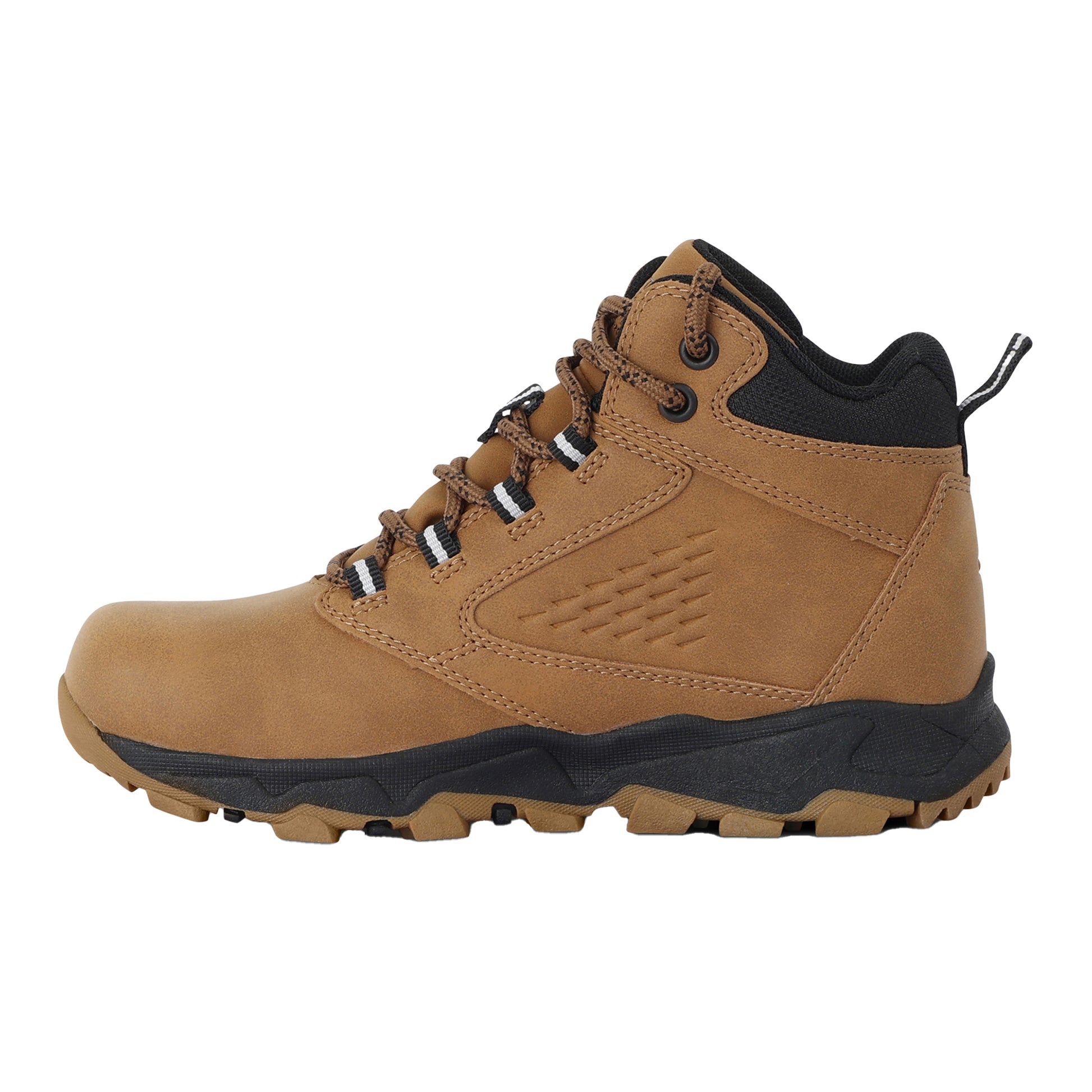 Brown - Side - Regatta Childrens-Kids Amble Walking Boots