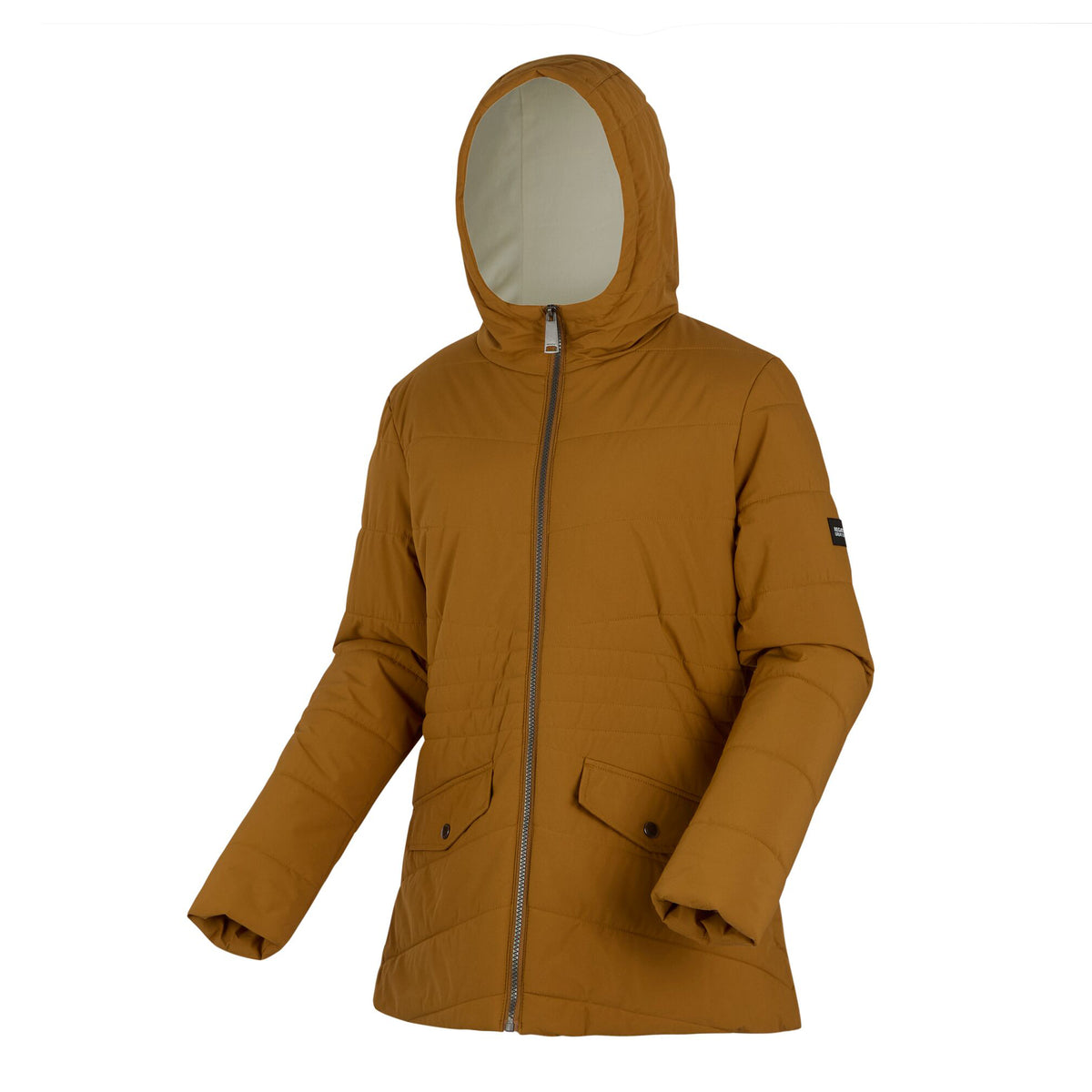 Glazed Ginger-Light Vanilla - Side - Regatta Womens-Ladies Agara Padded Jacket