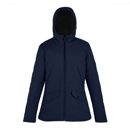 Navy - Front - Regatta Womens-Ladies Agara Padded Jacket