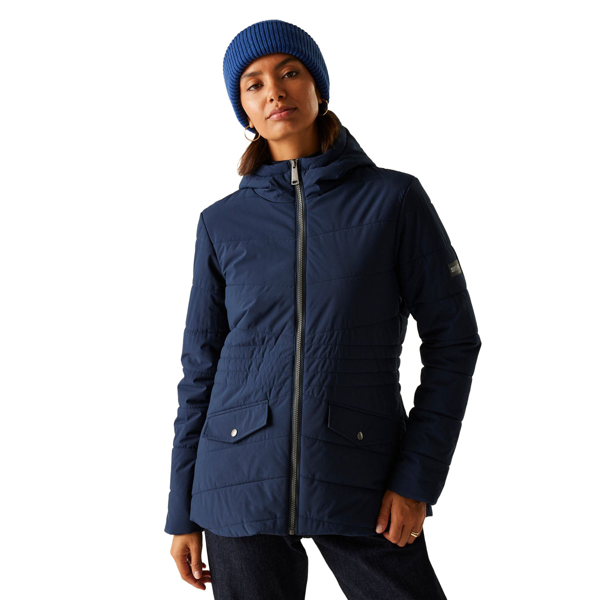 Navy - Lifestyle - Regatta Womens-Ladies Agara Padded Jacket
