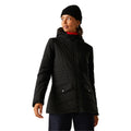 Black - Lifestyle - Regatta Womens-Ladies Agara Padded Jacket