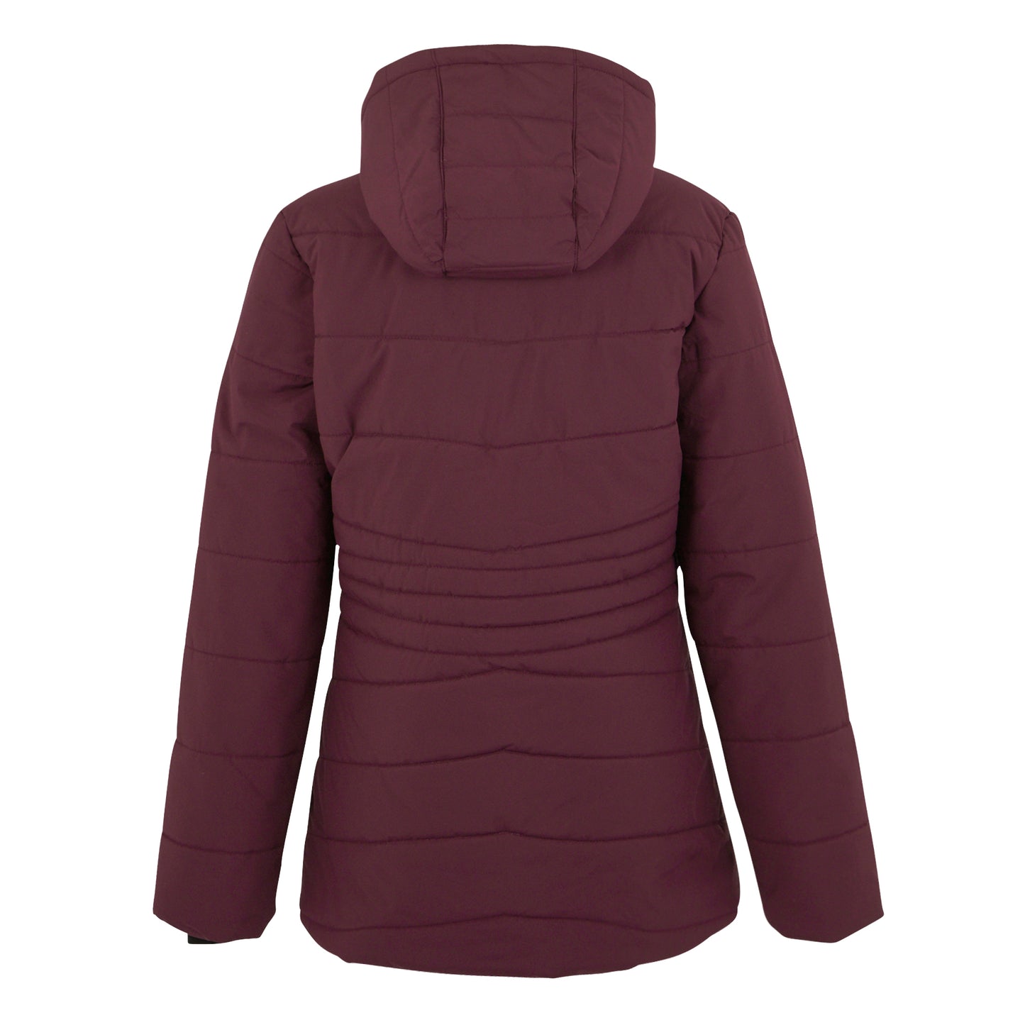 Fig-Black - Side - Regatta Womens-Ladies Agara Padded Jacket