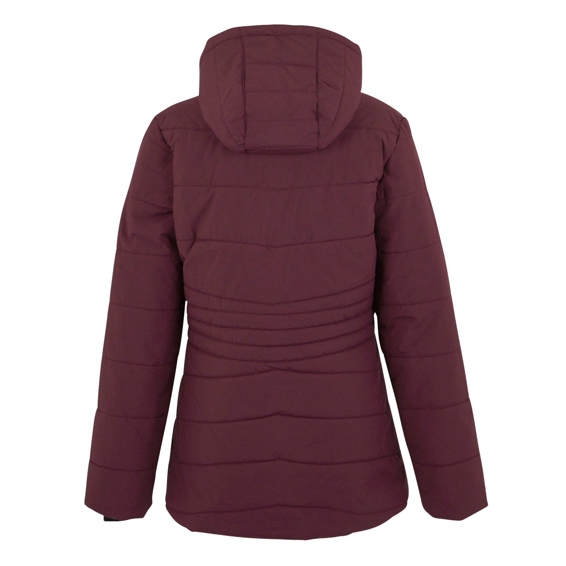 Fig-Black - Side - Regatta Womens-Ladies Agara Padded Jacket