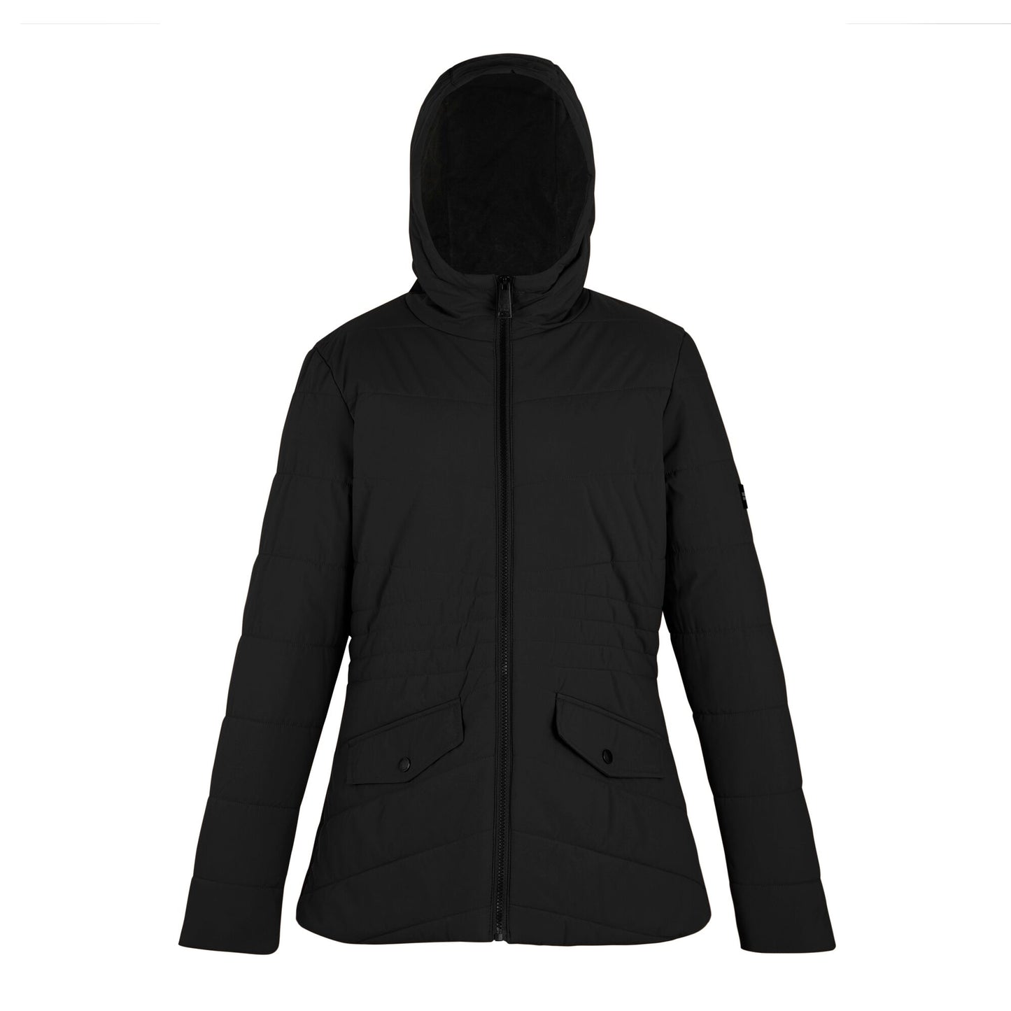 Black - Front - Regatta Womens-Ladies Agara Padded Jacket