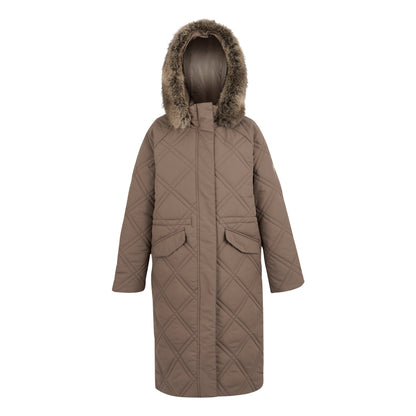 Mocha - Front - Regatta Womens-Ladies Freyla Padded Jacket