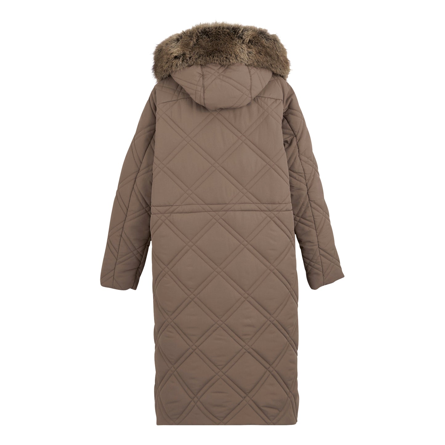 Mocha - Back - Regatta Womens-Ladies Freyla Padded Jacket
