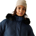 Navy - Lifestyle - Regatta Womens-Ladies Freyla Padded Jacket