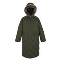 Dark Khaki - Front - Regatta Womens-Ladies Freyla Padded Jacket