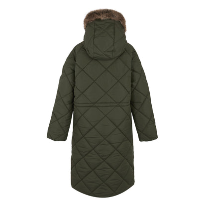 Dark Khaki - Back - Regatta Womens-Ladies Freyla Padded Jacket