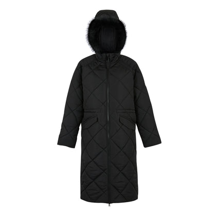 Black - Front - Regatta Womens-Ladies Freyla Padded Jacket
