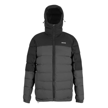 Ash-Black - Front - Regatta Mens Aldthorn Padded Jacket