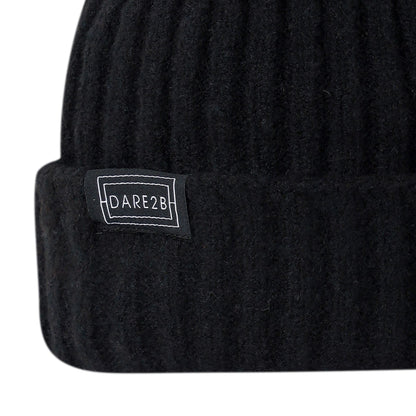 Black - Side - Dare 2B Unisex Adult Freestyle Beanie