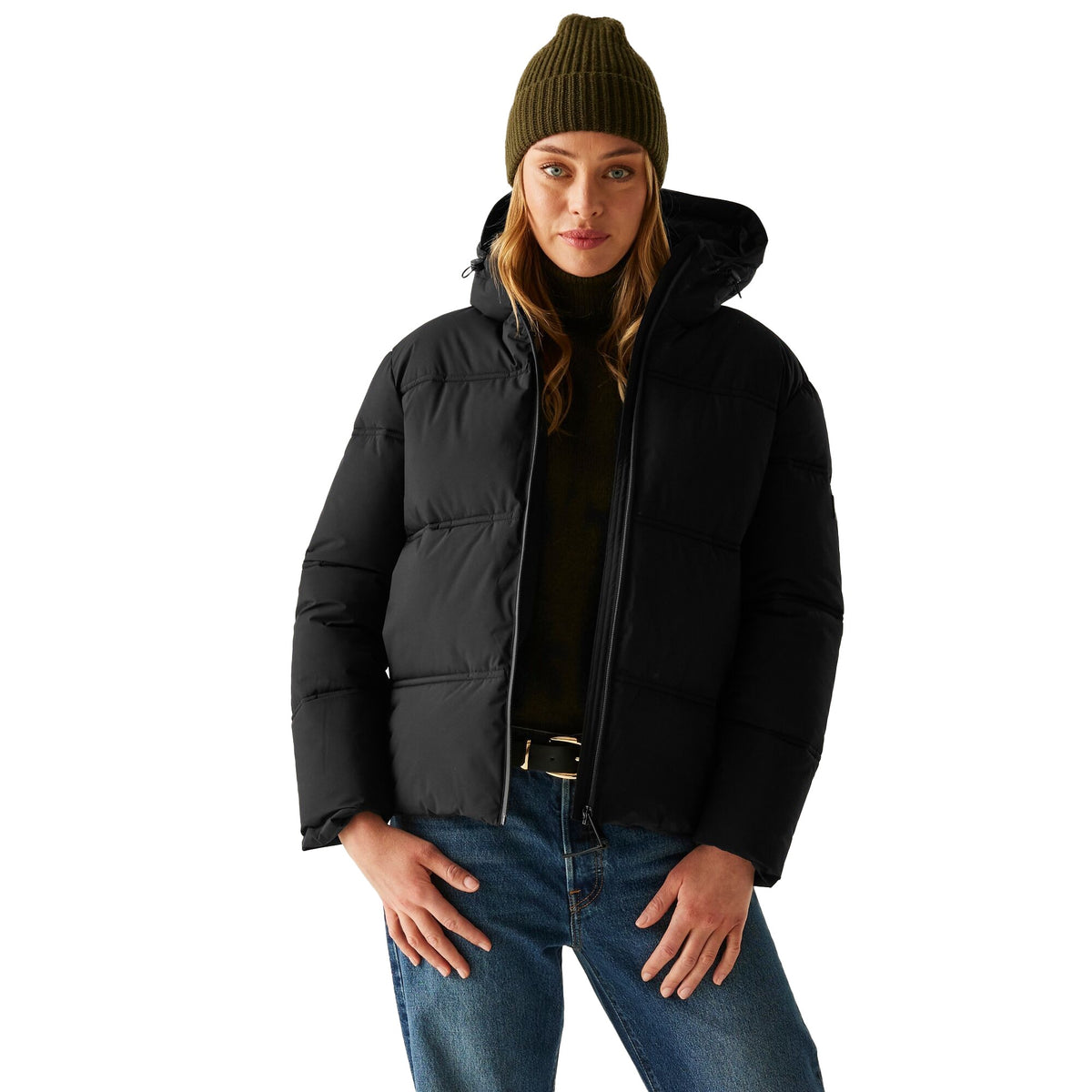 Black - Lifestyle - Regatta Womens-Ladies Roxienne Padded Jacket