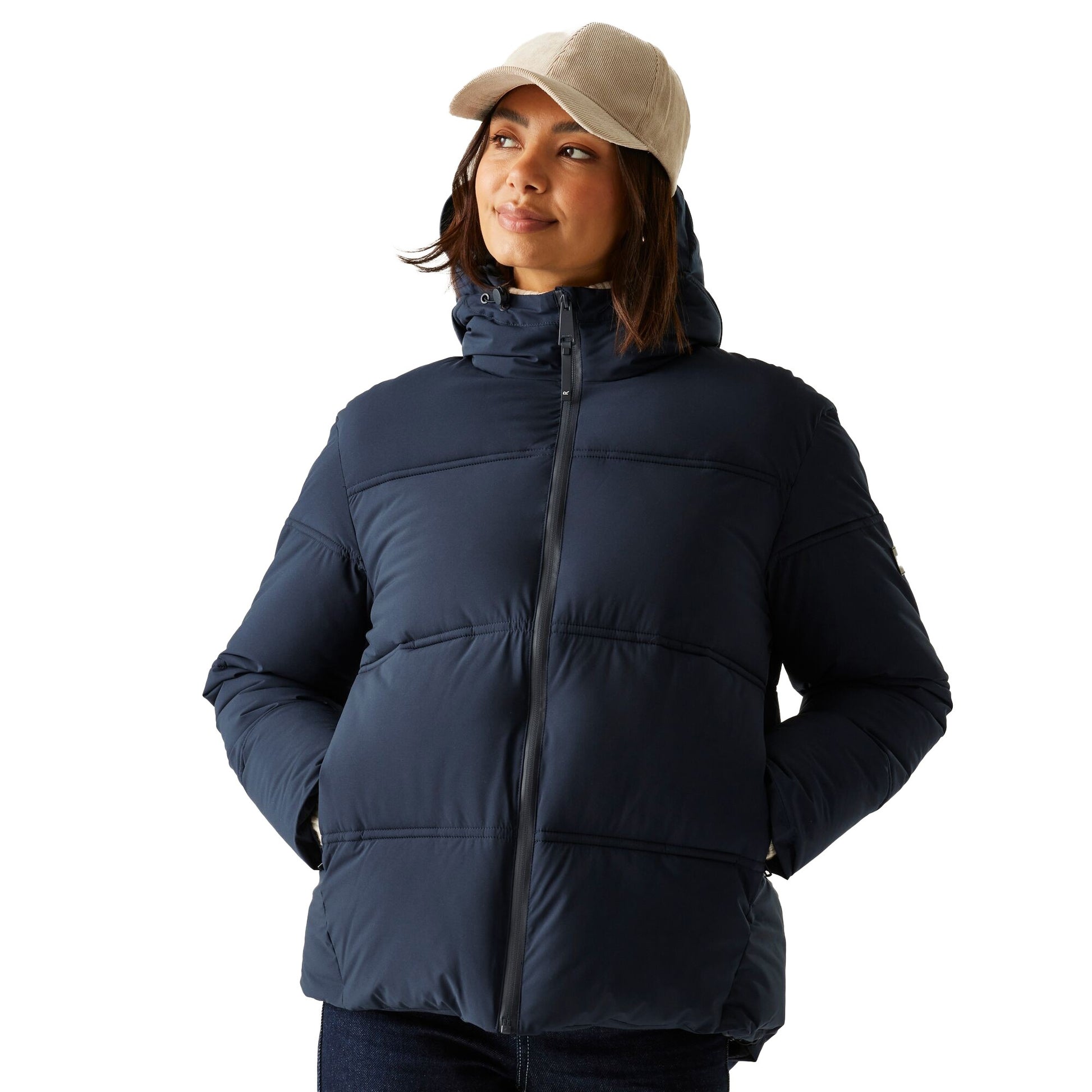 Navy - Lifestyle - Regatta Womens-Ladies Roxienne Padded Jacket