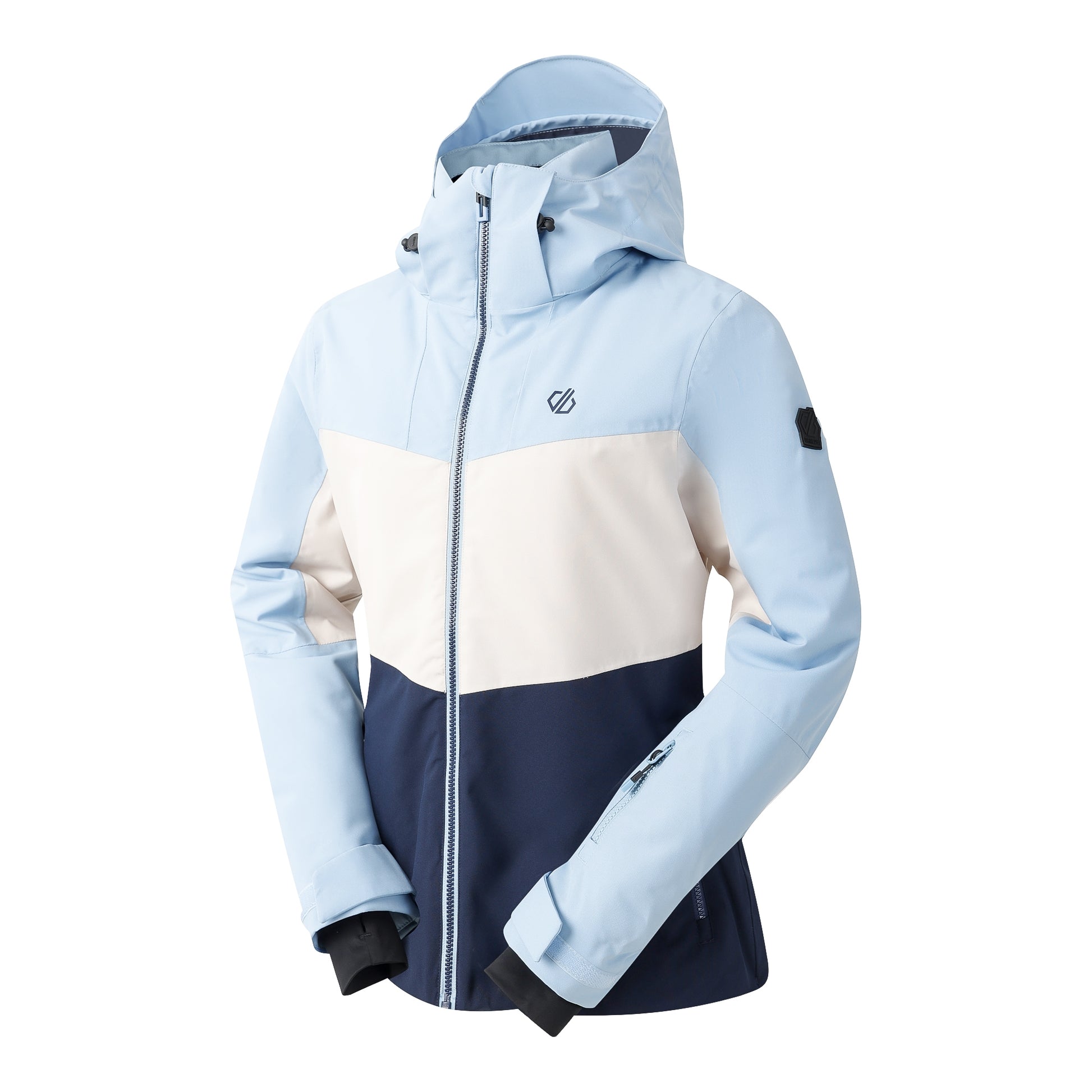 Glacier Lake-Navy - Side - Dare 2B Womens-Ladies Iced Waterproof Ski Jacket