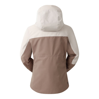 Grey Morn-Pine Bark - Back - Dare 2B Womens-Ladies Iced Waterproof Ski Jacket