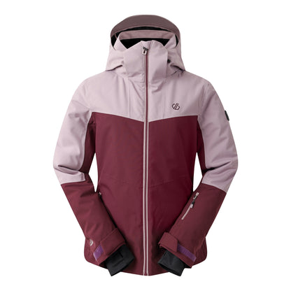 Heather-Fig - Front - Dare 2B Womens-Ladies Iced Waterproof Ski Jacket