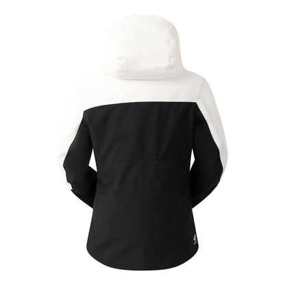 Egret White-Black - Back - Dare 2B Womens-Ladies Iced Waterproof Ski Jacket