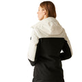 Egret White-Black - Pack Shot - Dare 2B Womens-Ladies Iced Waterproof Ski Jacket
