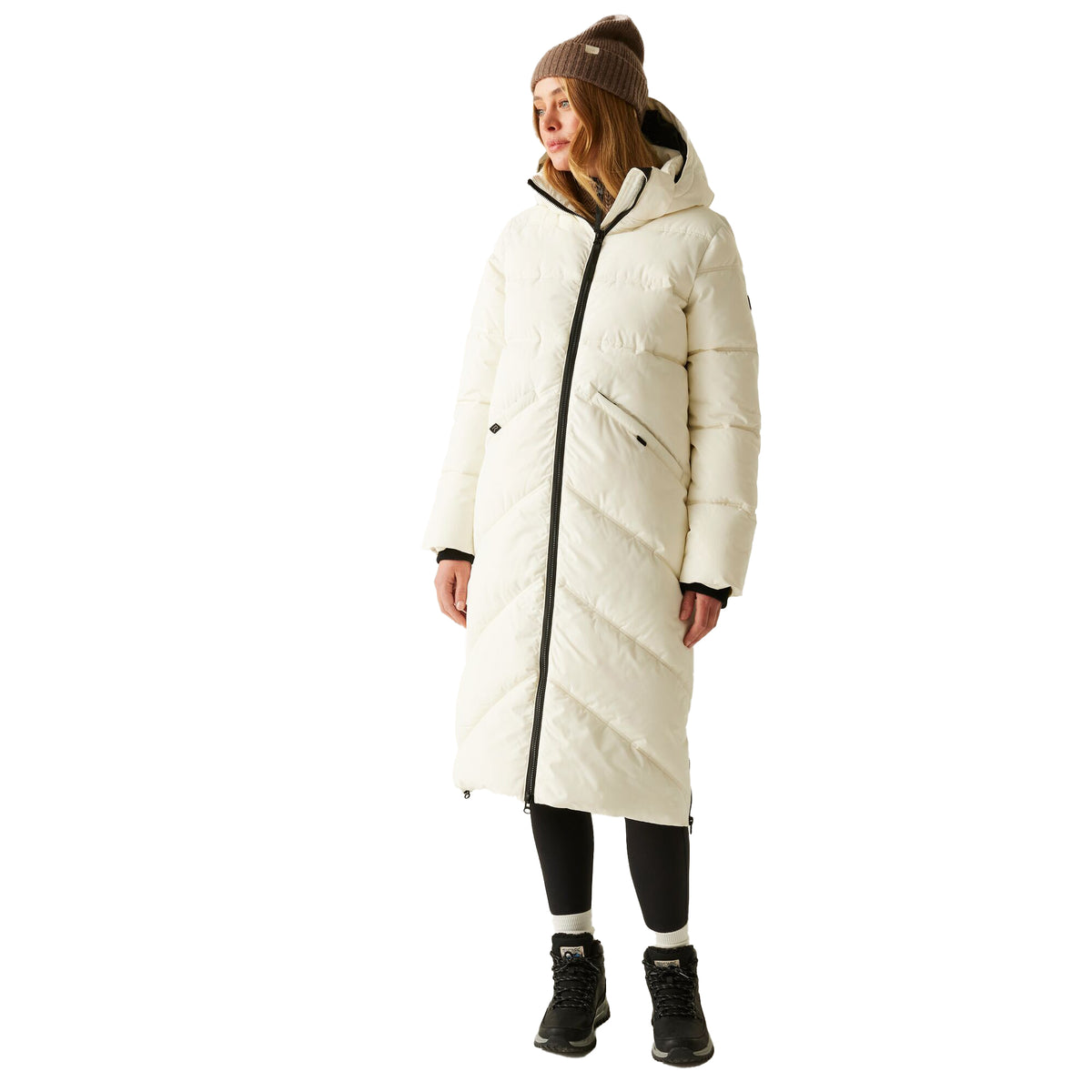 Stone White - Lifestyle - Regatta Womens-Ladies Ujeane Padded Jacket