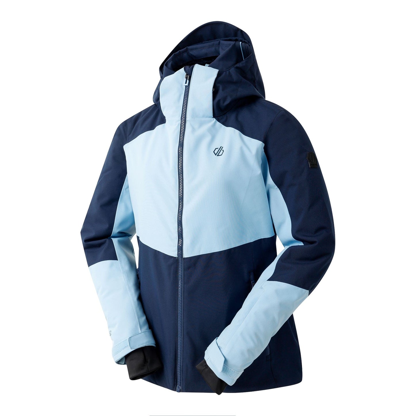 Navy - Side - Dare 2B Womens-Ladies Flurry II Waterproof Ski Jacket